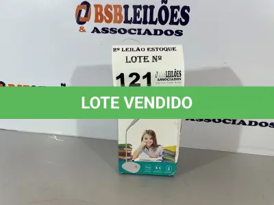 LOTE 121 - 01 LUMINARIA LED DE MESA (NO ESTADO, NÃO SABEMOS SE FUNCIONA. LEILÃO NÃO TEM GARANTIA E NEM DEVOLUÇÃO)
