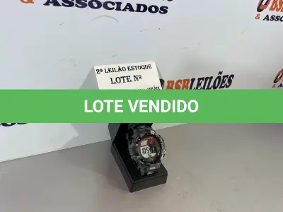 LOTE 063 - 01 RELÓGIO CAMUFLADO MILITAR CINZA (NO ESTADO, NÃO SABEMOS SE FUNCIONA. LEILÃO NÃO TEM GARANTIA E NEM DEVOLUÇÃO)