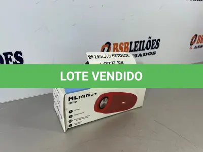 LOTE 068 - 01 CAIXA DE SOM BLUETOOTH (NO ESTADO, NÃO SABEMOS SE FUNCIONA. LEILÃO NÃO TEM GARANTIA E NEM DEVOLUÇÃO)