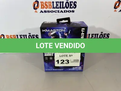 LOTE 123 - 01 FONE GAMER/HEADSET ESTEREO (NO ESTADO, NÃO SABEMOS SE FUNCIONA. LEILÃO NÃO TEM GARANTIA E NEM DEVOLUÇÃO)