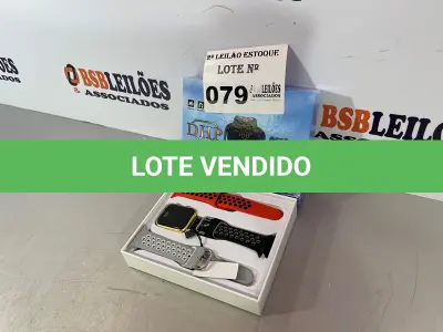 LOTE 079 - 01 RELÓGIO DIGITAL COM MULTIPLAS PULSEIRAS (NO ESTADO, NÃO SABEMOS SE FUNCIONA. LEILÃO NÃO TEM GARANTIA E NEM DEVOLUÇÃO)