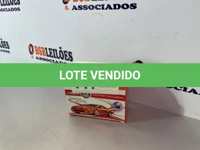 LOTE 117 - 01 CÂMERA DE RÉ VEICULAR NOVA (NO ESTADO, NÃO SABEMOS SE FUNCIONA. LEILÃO NÃO TEM GARANTIA E NEM DEVOLUÇÃO)