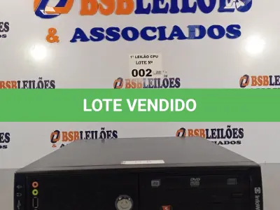 LOTE 002 - 01 CPU ITAUTEC INFOWAY SM 3330, PROCESSADOR PHENON, HD 500GB, MEMÓRIA 2GB DDR3. (NO ESTADO, LEILÃO NÃO TEM GARANTIA E NEM DEVOLUÇÃO, SUJEITO A POSSÍVEIS AVARIAS VISÍVEIS/OCULTAS E/OU AUSÊNCIA DE COMPONENTES).