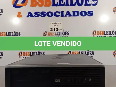 LOTE 213 - 01 CPU HP COMPAQ 6005, PROCESSADOR PHENON X2, HD 1TB E MEMORIA 2GB. (NO ESTADO, LEILÃO NÃO TEM GARANTIA E NEM DEVOLUÇÃO, SUJEITO A POSSÍVEIS AVARIAS VISÍVEIS/OCULTAS E/OU AUSÊNCIA DE COMPONENTES).