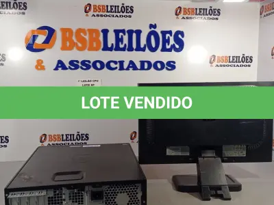 LOTE 158 - 01 CPU HP COMPAQ 6005, PROCESSADOR PHENON X2, MEMÓRIA 2GB, HD 1TB GB E 01 MONITOR HP MODELO LE 1851W. (NO ESTADO, LEILÃO NÃO TEM GARANTIA E NEM DEVOLUÇÃO, SUJEITO A POSSÍVEIS AVARIAS VISÍVEIS/OCULTAS E/OU AUSÊNCIA DE COMPONENTES).