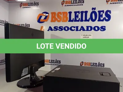 LOTE 033 - 01 CPU HP COMPAQ 6005, PROCESSADOR PHENON X2, HD 250GB, MEMORIA 2GB E 01 MONITOR HP MODELO W2043S-PF. (NO ESTADO, LEILÃO NÃO TEM GARANTIA E NEM DEVOLUÇÃO, SUJEITO A POSSÍVEIS AVARIAS VISÍVEIS/OCULTAS E/OU AUSÊNCIA DE COMPONENTES).