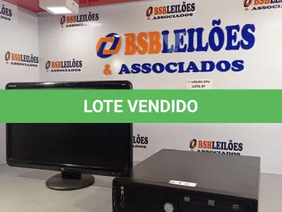 LOTE 020 - 01 CPU ITAUTEC INFOWAY SM 3330, PROCESSADOR PHENON X2, HD 500GB, MEMÓRIA 2GB DDR3 E 01 MONITOR COMPAQ MODELO WJ674A. (NO ESTADO, LEILÃO NÃO TEM GARANTIA E NEM DEVOLUÇÃO, SUJEITO A POSSÍVEIS AVARIAS VISÍVEIS/OCULTAS E/OU AUSÊNCIA DE COMPONENTES).