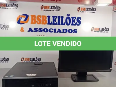 LOTE 154 - 01 CPU HP COMPAQ 6005, PROCESSADOR PHENON X2, HD 1TB, MEMÓRIA 2GB E 01 MONITOR HP MODELO LE 1851W. (NO ESTADO, LEILÃO NÃO TEM GARANTIA E NEM DEVOLUÇÃO, SUJEITO A POSSÍVEIS AVARIAS VISÍVEIS/OCULTAS E/OU AUSÊNCIA DE COMPONENTES).