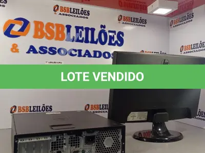 LOTE 101 - 01 CPU COMPAQ 6005, PROCESSADOR PHENON X2, HD 1TB, SEM MEMÓRIA E 01 MONITOR HP MODELO W2043S-PF. (NO ESTADO, LEILÃO NÃO TEM GARANTIA E NEM DEVOLUÇÃO, SUJEITO A POSSÍVEIS AVARIAS VISÍVEIS/OCULTAS E/OU AUSÊNCIA DE COMPONENTES).