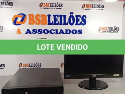 LOTE 174 - 01 CPU ITAUTEC INFOWAY SM 3330, PROCESSADOR PHENON X2, HD 500GB, MEMÓRIA 2GB DDR3 E 01 MONITOR AOC MODELO E 950S WDA. (NO ESTADO, LEILÃO NÃO TEM GARANTIA E NEM DEVOLUÇÃO, SUJEITO A POSSÍVEIS AVARIAS VISÍVEIS/OCULTAS E/OU AUSÊNCIA DE COMPONENTES).