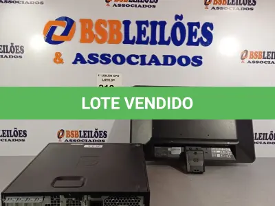 LOTE 210 - 01 CPU HP COMPAQ 6005, PROCESSADOR PHENON X2, HD 250 GB, MEMÓRIA 2GB E 01 MONITOR COMPAQ MODELO WJ 674 A SEM A BASE. (NO ESTADO, LEILÃO NÃO TEM GARANTIA E NEM DEVOLUÇÃO, SUJEITO A POSSÍVEIS AVARIAS VISÍVEIS/OCULTAS E/OU AUSÊNCIA DE COMPONENTES).