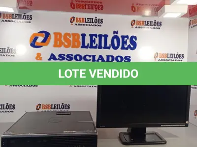 LOTE 163 - 01 CPU HP COMPAQ 6005, PROCESSADOR PHENON X2, HD 250GB, MEMORIA 2GB E 01 MONITOR HP MODELO LE 1851W. (NO ESTADO, LEILÃO NÃO TEM GARANTIA E NEM DEVOLUÇÃO, SUJEITO A POSSÍVEIS AVARIAS VISÍVEIS/OCULTAS E/OU AUSÊNCIA DE COMPONENTES).
