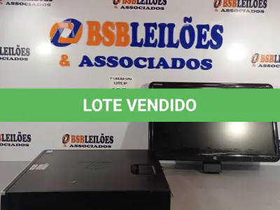 LOTE 137 - 01 CPU HP COMPAQ 8100, PROCESSADOR CORE I5, HD 320GB, MEMORIA 2GB DDR3 E 01 MONITOR COMPAQ MODELO WJ 674 A SEM A BASE. (NO ESTADO, LEILÃO NÃO TEM GARANTIA E NEM DEVOLUÇÃO, SUJEITO A POSSÍVEIS AVARIAS VISÍVEIS/OCULTAS E/OU AUSÊNCIA DE COMPONENTES).