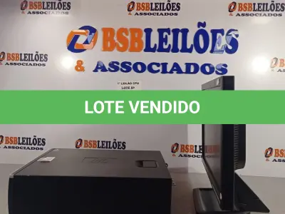 LOTE 152 - 01 CPU HP COMPAQ 6005, PROCESSADOR PHENON X2, HD 1TB, MEMÓRIA 2GB E 01 MONITOR HP MODELO LE 1851W. (NO ESTADO, LEILÃO NÃO TEM GARANTIA E NEM DEVOLUÇÃO, SUJEITO A POSSÍVEIS AVARIAS VISÍVEIS/OCULTAS E/OU AUSÊNCIA DE COMPONENTES).