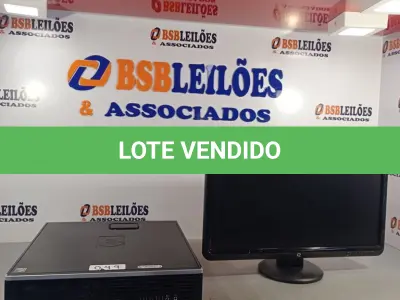 LOTE 145 - 01 CPU HP COMPAQ 6005, PROCESSADOR PHENON X2, MEMÓRIA 2GB, HD 250 GB E 01 MONITOR COMPAQ MODELO WJ 674 A. (NO ESTADO, LEILÃO NÃO TEM GARANTIA E NEM DEVOLUÇÃO, SUJEITO A POSSÍVEIS AVARIAS VISÍVEIS/OCULTAS E/OU AUSÊNCIA DE COMPONENTES).
