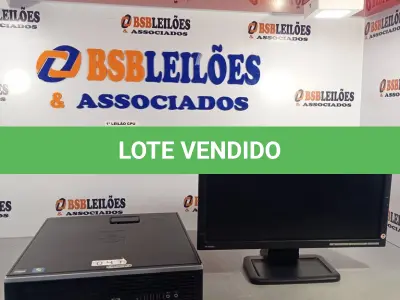 LOTE 153 - 01 CPU HP COMPAQ 6005, PROCESSADOR PHENON X2, HD 1TB, MEMÓRIA 2GB E 01 MONITOR HP MODELO LE 1851W. (NO ESTADO, LEILÃO NÃO TEM GARANTIA E NEM DEVOLUÇÃO, SUJEITO A POSSÍVEIS AVARIAS VISÍVEIS/OCULTAS E/OU AUSÊNCIA DE COMPONENTES).