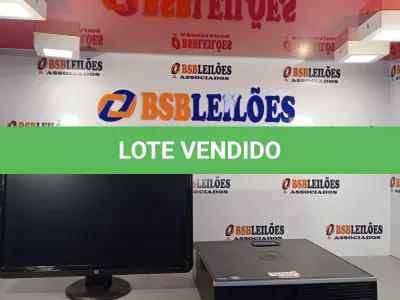 LOTE 004 - 01 CPU HP COMPAQ 6005, PROCESSADOR PHENON X2, HD 1TB, MEMORIA 2GB E 01 MONITOR COMPAQ MODELO WJ674A. (NO ESTADO, LEILÃO NÃO TEM GARANTIA E NEM DEVOLUÇÃO, SUJEITO A POSSÍVEIS AVARIAS VISÍVEIS/OCULTAS E/OU AUSÊNCIA DE COMPONENTES).