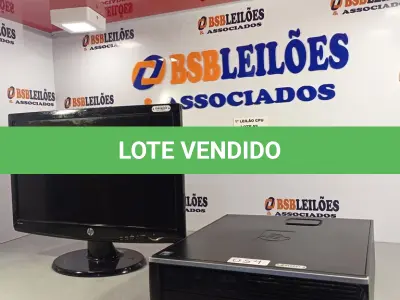 LOTE 036 - 01 CPU HP COMPAQ 6005, PROCESSADOR PHENON X2, HD 250GB, MEMORIA 2GB E 01 MONITOR HP MODELO W2043S-PF. (NO ESTADO, LEILÃO NÃO TEM GARANTIA E NEM DEVOLUÇÃO, SUJEITO A POSSÍVEIS AVARIAS VISÍVEIS/OCULTAS E/OU AUSÊNCIA DE COMPONENTES).