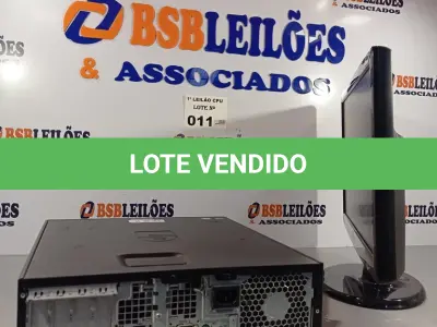 LOTE 011 - 01 CPU COMPAQ 6005, PROCESSADOR PHENON X2, HD 1TB, MEMORIA 2GB E 01 MONITOR HP MODELO W2043S-PF. (NO ESTADO, LEILÃO NÃO TEM GARANTIA E NEM DEVOLUÇÃO, SUJEITO A POSSÍVEIS AVARIAS VISÍVEIS/OCULTAS E/OU AUSÊNCIA DE COMPONENTES).