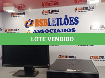 LOTE 156 - 01 CPU HP COMPAQ 6005, PROCESSADOR PHENON X2, HD 250GB, MEMORIA 2GB E 01 MONITOR HP MODELO LE 1851W. (NO ESTADO, LEILÃO NÃO TEM GARANTIA E NEM DEVOLUÇÃO, SUJEITO A POSSÍVEIS AVARIAS VISÍVEIS/OCULTAS E/OU AUSÊNCIA DE COMPONENTES).