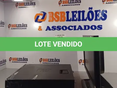 LOTE 163 - 01 CPU HP COMPAQ 6005, PROCESSADOR PHENON X2, HD 250GB, MEMORIA 2GB E 01 MONITOR HP MODELO LE 1851W. (NO ESTADO, LEILÃO NÃO TEM GARANTIA E NEM DEVOLUÇÃO, SUJEITO A POSSÍVEIS AVARIAS VISÍVEIS/OCULTAS E/OU AUSÊNCIA DE COMPONENTES).