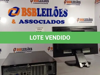 LOTE 208 - 01 CPU ITAUTEC INFOWAY SM 3330, PROCESSADOR PHENON X2, HD 500GB, MEMÓRIA 2GB DDR3 E 01 MONITOR HP MODELO LE 1851W. (NO ESTADO, LEILÃO NÃO TEM GARANTIA E NEM DEVOLUÇÃO, SUJEITO A POSSÍVEIS AVARIAS VISÍVEIS/OCULTAS E/OU AUSÊNCIA DE COMPONENTES).