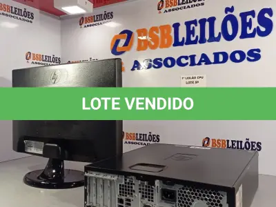 LOTE 036 - 01 CPU HP COMPAQ 6005, PROCESSADOR PHENON X2, HD 250GB, MEMORIA 2GB E 01 MONITOR HP MODELO W2043S-PF. (NO ESTADO, LEILÃO NÃO TEM GARANTIA E NEM DEVOLUÇÃO, SUJEITO A POSSÍVEIS AVARIAS VISÍVEIS/OCULTAS E/OU AUSÊNCIA DE COMPONENTES).