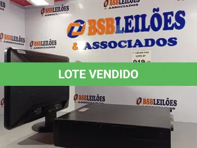 LOTE 019 - 01 CPU ITAUTEC INFOWAY SM 3330, PROCESSADOR PHENON X2, HD 500GB, MEMÓRIA 2GB DDR3 E 01 MONITOR COMPAQ MODELO WJ674A. (NO ESTADO, LEILÃO NÃO TEM GARANTIA E NEM DEVOLUÇÃO, SUJEITO A POSSÍVEIS AVARIAS VISÍVEIS/OCULTAS E/OU AUSÊNCIA DE COMPONENTES).