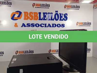 LOTE 145 - 01 CPU HP COMPAQ 6005, PROCESSADOR PHENON X2, MEMÓRIA 2GB, HD 250 GB E 01 MONITOR COMPAQ MODELO WJ 674 A. (NO ESTADO, LEILÃO NÃO TEM GARANTIA E NEM DEVOLUÇÃO, SUJEITO A POSSÍVEIS AVARIAS VISÍVEIS/OCULTAS E/OU AUSÊNCIA DE COMPONENTES).