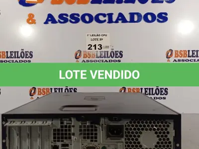 LOTE 213 - 01 CPU HP COMPAQ 6005, PROCESSADOR PHENON X2, HD 1TB E MEMORIA 2GB. (NO ESTADO, LEILÃO NÃO TEM GARANTIA E NEM DEVOLUÇÃO, SUJEITO A POSSÍVEIS AVARIAS VISÍVEIS/OCULTAS E/OU AUSÊNCIA DE COMPONENTES).