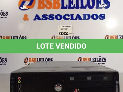LOTE 032 - 01 CPU ITAUTEC INFOWAY SM 3330, PROCESSADOR PHENON X2, HD 500GB, MEMÓRIA 2GB DDR3. (NO ESTADO, LEILÃO NÃO TEM GARANTIA E NEM DEVOLUÇÃO, SUJEITO A POSSÍVEIS AVARIAS VISÍVEIS/OCULTAS E/OU AUSÊNCIA DE COMPONENTES).