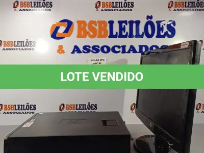 LOTE 040 - 01 CPU HP COMPAQ 6005, PROCESSADOR PHENON X2, HD 250GB, MEMORIA 2GB E 01 MONITOR HP MODELO W2043S-PF. (NO ESTADO, LEILÃO NÃO TEM GARANTIA E NEM DEVOLUÇÃO, SUJEITO A POSSÍVEIS AVARIAS VISÍVEIS/OCULTAS E/OU AUSÊNCIA DE COMPONENTES).