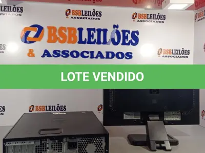LOTE 153 - 01 CPU HP COMPAQ 6005, PROCESSADOR PHENON X2, HD 1TB, MEMÓRIA 2GB E 01 MONITOR HP MODELO LE 1851W. (NO ESTADO, LEILÃO NÃO TEM GARANTIA E NEM DEVOLUÇÃO, SUJEITO A POSSÍVEIS AVARIAS VISÍVEIS/OCULTAS E/OU AUSÊNCIA DE COMPONENTES).
