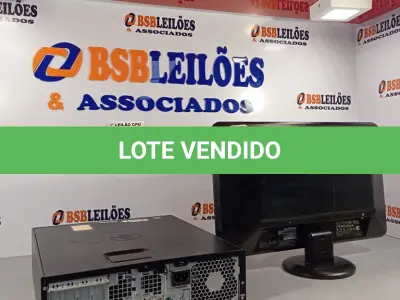 LOTE 007 - 01 CPU HP COMPAQ 6005, PROCESSADOR PHENON X2, HD 1TB, MEMORIA 2GB E 01 MONITOR COMPAQ MODELO WJ674A. (NO ESTADO, LEILÃO NÃO TEM GARANTIA E NEM DEVOLUÇÃO, SUJEITO A POSSÍVEIS AVARIAS VISÍVEIS/OCULTAS E/OU AUSÊNCIA DE COMPONENTES).