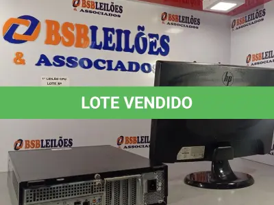 LOTE 061 - 01 CPU ITAUTEC INFOWAY SM 3330, PROCESSADOR PHENON X2, HD 500GB, MEMÓRIA 2GB DDR3 E 01 MONITOR HP MODELO W2043S-PF. (NO ESTADO, LEILÃO NÃO TEM GARANTIA E NEM DEVOLUÇÃO, SUJEITO A POSSÍVEIS AVARIAS VISÍVEIS/OCULTAS E/OU AUSÊNCIA DE COMPONENTES).