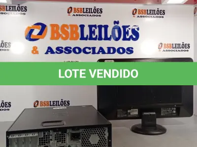 LOTE 201 - 01 CPU HP COMPAQ 6005, PROCESSADOR PHENON X2, HD 1TB, MEMÓRIA 2GB E 01 MONITOR COMPAQ MODELO WJ 674 A. (NO ESTADO, LEILÃO NÃO TEM GARANTIA E NEM DEVOLUÇÃO, SUJEITO A POSSÍVEIS AVARIAS VISÍVEIS/OCULTAS E/OU AUSÊNCIA DE COMPONENTES).