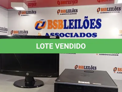 LOTE 033 - 01 CPU HP COMPAQ 6005, PROCESSADOR PHENON X2, HD 250GB, MEMORIA 2GB E 01 MONITOR HP MODELO W2043S-PF. (NO ESTADO, LEILÃO NÃO TEM GARANTIA E NEM DEVOLUÇÃO, SUJEITO A POSSÍVEIS AVARIAS VISÍVEIS/OCULTAS E/OU AUSÊNCIA DE COMPONENTES).