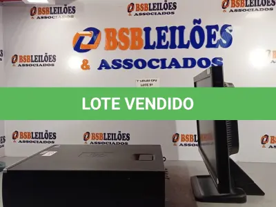 LOTE 194 - 01 CPU HP COMPAQ 6005, PROCESSADOR PHENON X2, HD 1TB, MEMÓRIA 2GB E 01 MONITOR HP MODELO LE 1851W. (NO ESTADO, LEILÃO NÃO TEM GARANTIA E NEM DEVOLUÇÃO, SUJEITO A POSSÍVEIS AVARIAS VISÍVEIS/OCULTAS E/OU AUSÊNCIA DE COMPONENTES).