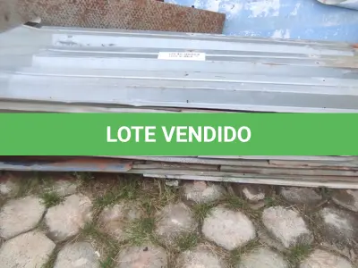 LOTE 062 - 01 LOTE COM RETALHOS DE TELHAS (NO ESTADO, NÃO SABEMOS SE FUNCIONA. LEILÃO NÃO TEM GARANTIA E NEM DEVOLUÇÃO).