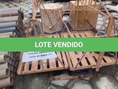 LOTE 081 - 01 LOTE COM PÇS PARA OBRA (NO ESTADO, NÃO SABEMOS SE FUNCIONA. LEILÃO NÃO TEM GARANTIA E NEM DEVOLUÇÃO).