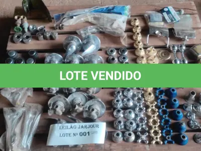 LOTE 001 - 01 LOTE COM MATERIAIS HIDRÁULICOS TORNEIRAS, VÁLVULA DE DESCARGA E REPAROS (NO ESTADO, NÃO SABEMOS SE FUNCIONA. LEILÃO NÃO TEM GARANTIA E NEM DEVOLUÇÃO).