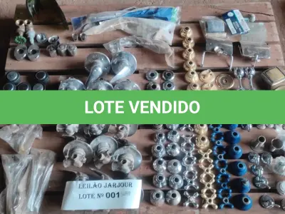 LOTE 001 - 01 LOTE COM MATERIAIS HIDRÁULICOS TORNEIRAS, VÁLVULA DE DESCARGA E REPAROS (NO ESTADO, NÃO SABEMOS SE FUNCIONA. LEILÃO NÃO TEM GARANTIA E NEM DEVOLUÇÃO).
