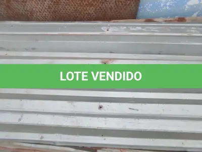 LOTE 062 - 01 LOTE COM RETALHOS DE TELHAS (NO ESTADO, NÃO SABEMOS SE FUNCIONA. LEILÃO NÃO TEM GARANTIA E NEM DEVOLUÇÃO).