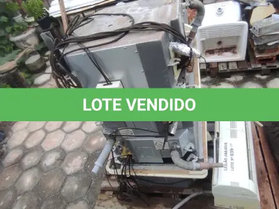 LOTE 039 - 06 EVAPORADORAS SENDO 04 K7 (NO ESTADO, NÃO SABEMOS SE FUNCIONA. LEILÃO NÃO TEM GARANTIA E NEM DEVOLUÇÃO). 
