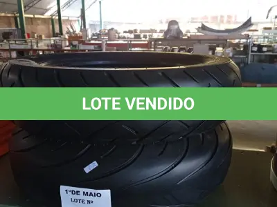 LOTE 126 - 02 PNEUS DE MOTO USADOS, 150/80/16 E 190/50/17. (NO ESTADO, LEILÃO NÃO TEM GARANTIA E NEM DEVOLUÇÃO, SUJEITO A POSSÍVEIS AVARIAS VISÍVEIS/OCULTAS E/OU AUSÊNCIA DE COMPONENTES).