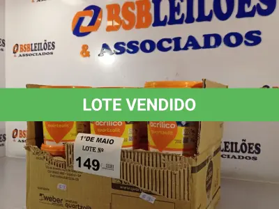 LOTE 149 - 12KG DE REJUNTE ACRÍLICO QUARTZOLIT. (NO ESTADO, LEILÃO NÃO TEM GARANTIA E NEM DEVOLUÇÃO, SUJEITO A POSSÍVEIS AVARIAS VISÍVEIS/OCULTAS E/OU AUSÊNCIA DE COMPONENTES).