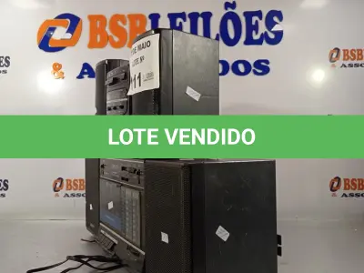 LOTE 111 - 02 APARELHOS DE SOM MARCAS E MODELOS DIVERSOS. (NO ESTADO, LEILÃO NÃO TEM GARANTIA E NEM DEVOLUÇÃO, SUJEITO A POSSÍVEIS AVARIAS VISÍVEIS/OCULTAS E/OU AUSÊNCIA DE COMPONENTES).