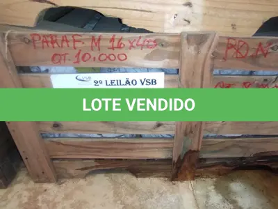 LOTE 068 - 01 LOTE COM PARAFUSOS M16X40 (NO ESTADO, NÃO SABEMOS SE FUNCIONA. LEILÃO NÃO TEM GARANTIA E NEM DEVOLUÇÃO).