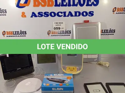 LOTE 059 - 01 LOTE COM PERIFÉRICOS DIVERSOS. (NO ESTADO, LEILÃO NÃO TEM GARANTIA E NEM DEVOLUÇÃO, SUJEITO A POSSÍVEIS AVARIAS VISÍVEIS/OCULTAS E/OU AUSÊNCIA DE COMPONENTES).