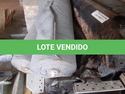 LOTE 053 - 03 ROLOS DE MANTAS BIDINS PARA DRENAGEM COM 04 METRO DE LARGURA (NO ESTADO, NÃO SABEMOS SE FUNCIONA. LEILÃO NÃO TEM GARANTIA E NEM DEVOLUÇÃO).